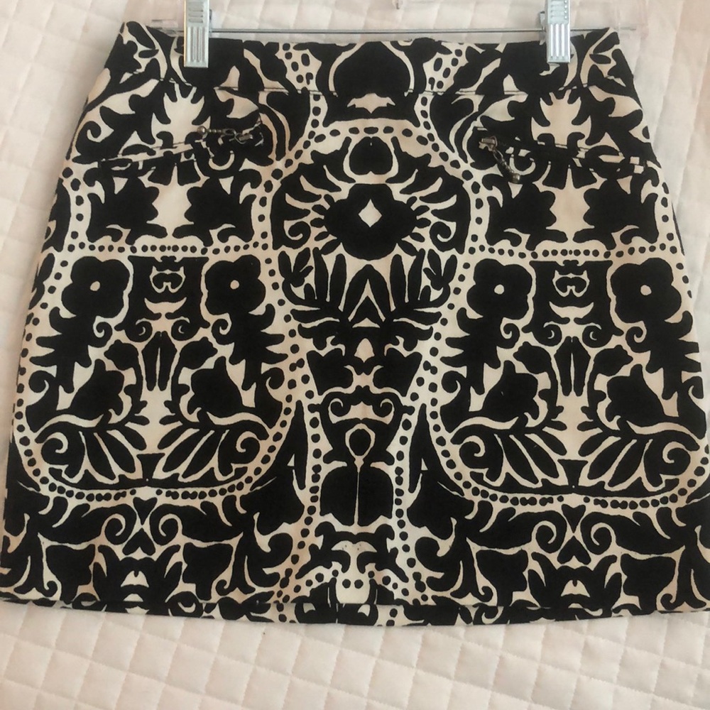 Black and white skirt